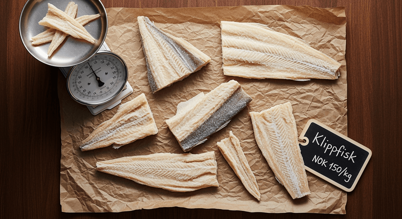 Hva koster klippfisk? Priser og prisoversikt 2026